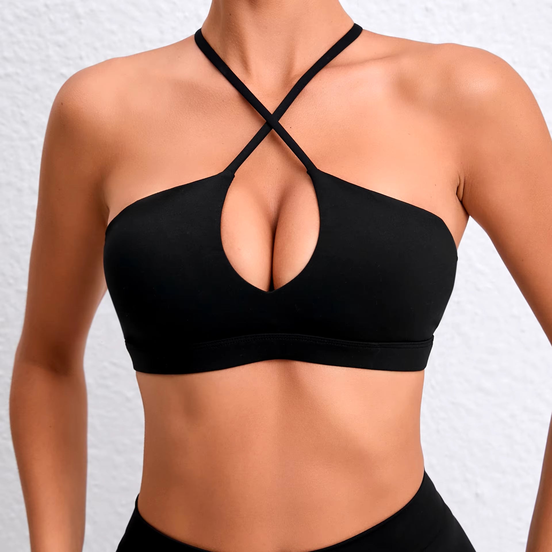 Hearuisav New Gym Top Women Training Yoga Clothes Stretch Women Sports Underwear Fitness Workout Cross Yoga Bra Sexy Sports Bra